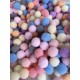 Помпоны  "  Бархатные  1.5  см "   ,  микс  250 шт