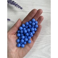 Бусины акриловые " Классика "  небесные    10 мм        500 грамм