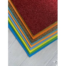 Фоамиран с глиттером    20*30 см  , микс         10 листов