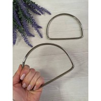 Ручки для сумки   серебро  , пара