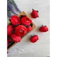 Бутон Півонія No 3, червоний 50 шт.