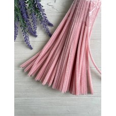 Дріт синєльний "Вельвет" пудра  100 шт.