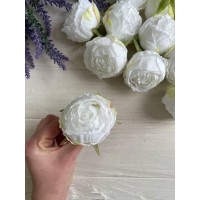 Роза головка " Королевская "  белая       упаковка  100 шт