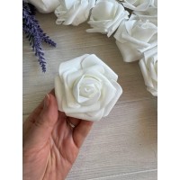 Розы без ножки  604  , белые  100 шт