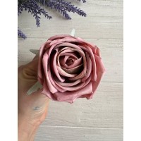 Роза головка " Зефирная  "  темно розовая       упаковка  12  шт