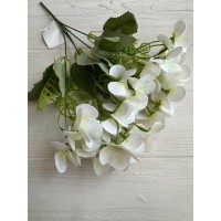 Зелень ветка  " Гортензия "    ,  бежевая   1 шт