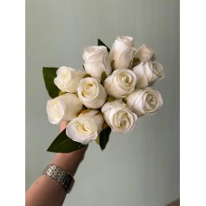 Букет  " Розы   " белый  11 шт