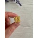 Кнопка магнит пришивная 14 мм  № 2  , золото      1 шт