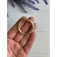 Кольцо самозажимное 35 мм , золото    1 шт