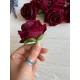 Троянди Оксамитові, бордо упаковка 10 шт