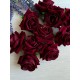 Троянди Оксамитові, бордо упаковка 10 шт