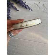 Репс 0.9 см " Hand Made " кремовий    18 м