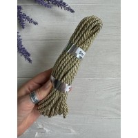 Шнур толстый ,  светлое золото  9 метров