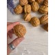 Орехи искуственные " 3.9*3.6 см " , натуральный цвет 15 шт