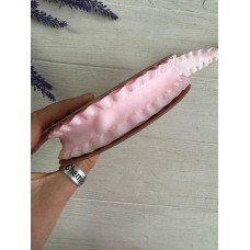 Лента  " Рюш "    розовый      18 м