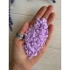 Бусины  плоские 6 мм каучук , сирень    500 грам