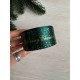 Атлас "  Merry Christmas со звездочками "  4 см  темно зеленый       рулон 22.5 метра
