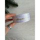 Атлас " Merry Christmas  со звездами  "  2,5 см  белый       рулон 22.5 метра