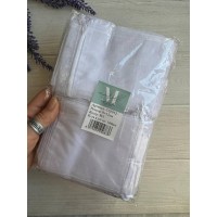 Мішечки з органзи 9*12 см, білі упаковка 100 шт