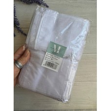 Мішечки з органзи 9*12 см, білі упаковка 100 шт