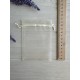Мешочки з органзи 9*12 см,  айворі  упаковка 100 шт