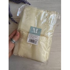 Мешочки з органзи 9*12 см,  айворі  упаковка 100 шт