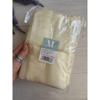 Мішечки з органзи 9*12 см,  айворі  упаковка 100 шт