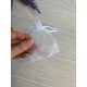 Мешочки из органзы 7*9 см  ,  белые    упаковка 100 шт