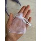 Мешочки из органзы 7*9 см  ,  белые    упаковка 100 шт