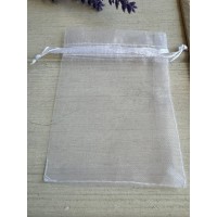 Мешочки из органзы 7*9 см  ,  белые    упаковка 100 шт