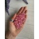 Бусины  " Хрустальные Хамелеон круглые    "  розовые   8 мм ,          500 грамм