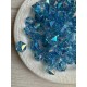 Намистини Куб " Кришталеві Хамелеон "  8 мм,  голубі  500 грам