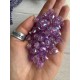 Намистини Куб " Кришталеві Хамелеон "  8 мм,  фіолетові   500 грам