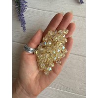 Намистини Куб " Кришталеві Хамелеон "  8 мм, айворі   500 грам