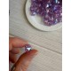Намистини Куб " Кришталеві Хамелеон "  10 мм,  фіолетові  500 грам
