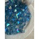 Намистини Куб " Кришталеві Хамелеон "  10 мм, голубі    500 грам