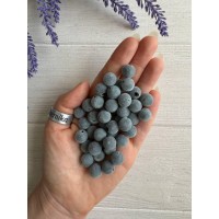 Бусины  " Бархатные "    10 мм ,  серые      500 грамм