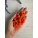 Бусины  " Ежевика матовая  "  оранжевая  12 мм ,       500 грамм