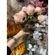 Букет флористический " Пион средний "  персиковый