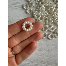 Серединка " Ажурное кольцо " кремовая  20 грам