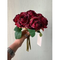 Букет  " Розы  С30439 " бордо   7 шт