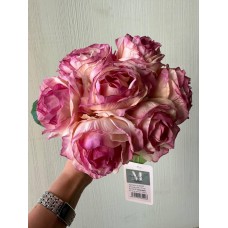 Букет  " Розы  С30439 " темно розовые  7 шт