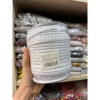 Резинка 1.2 см , біла  50 метрів