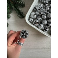 Шишки  раскрытые " С30427 "  , серебро  200 грам