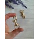 Карабин  " Люкс 4,5 * 1,6 см   "  золото    1 шт