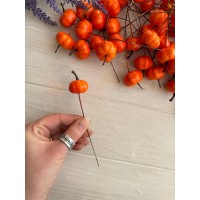 Тыквы  на проволоке   , оранжевые    100 шт