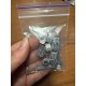 Крепления алюминиевые для новогодних игрушек , серебро 10 шт
