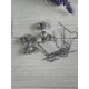 Крепления алюминиевые для новогодних игрушек , серебро 10 шт
