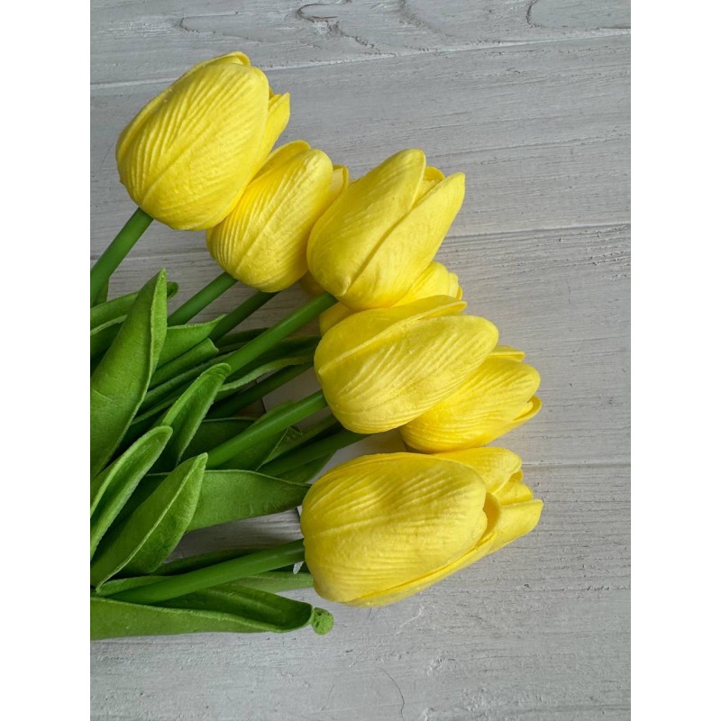 Тюльпани  букет ,  жовті   9 шт