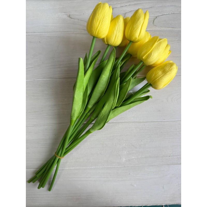 Тюльпани  букет ,  жовті   9 шт
